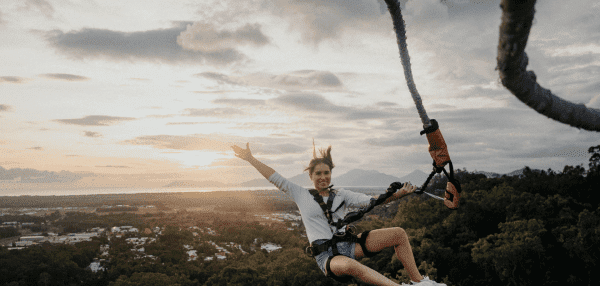 Bungy jump Skypark Cairns