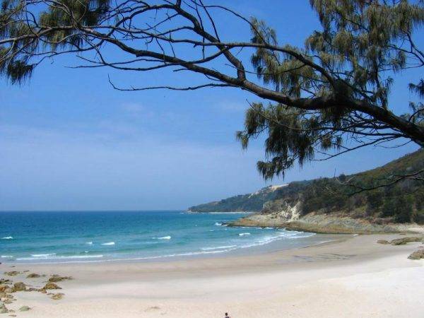 Beach on Moreton Island