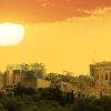 Griekenland-Acropolis-Zonsondergang-Athene