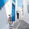 Griekenland-Mykanos-Straat-steegje-fiets