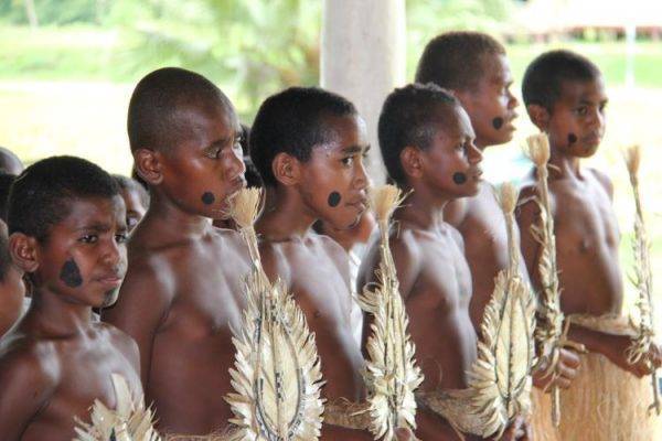 Local village perfomance Feejee Experience_Fiji