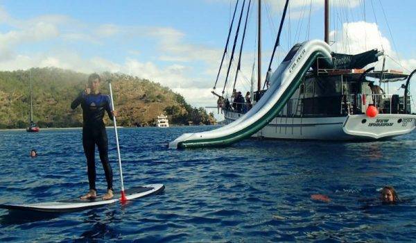 New horizon paddleboarding in the Whitsundays