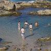 Rock pools at Fraser Island