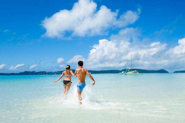 Thundercat on Whitehaven Beach