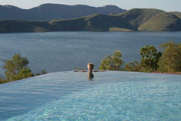 infinity zwembad at Lake Argyle_WA