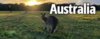 transport-Australia Australia transport title with Kangaroo in background